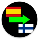 spanish to finnish translator android application logo